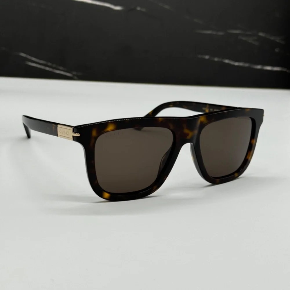 NEW GG1502S 002 GUCCI SQUARE HAVANA BROWN UNISEX SUNGLASSES GUCCI